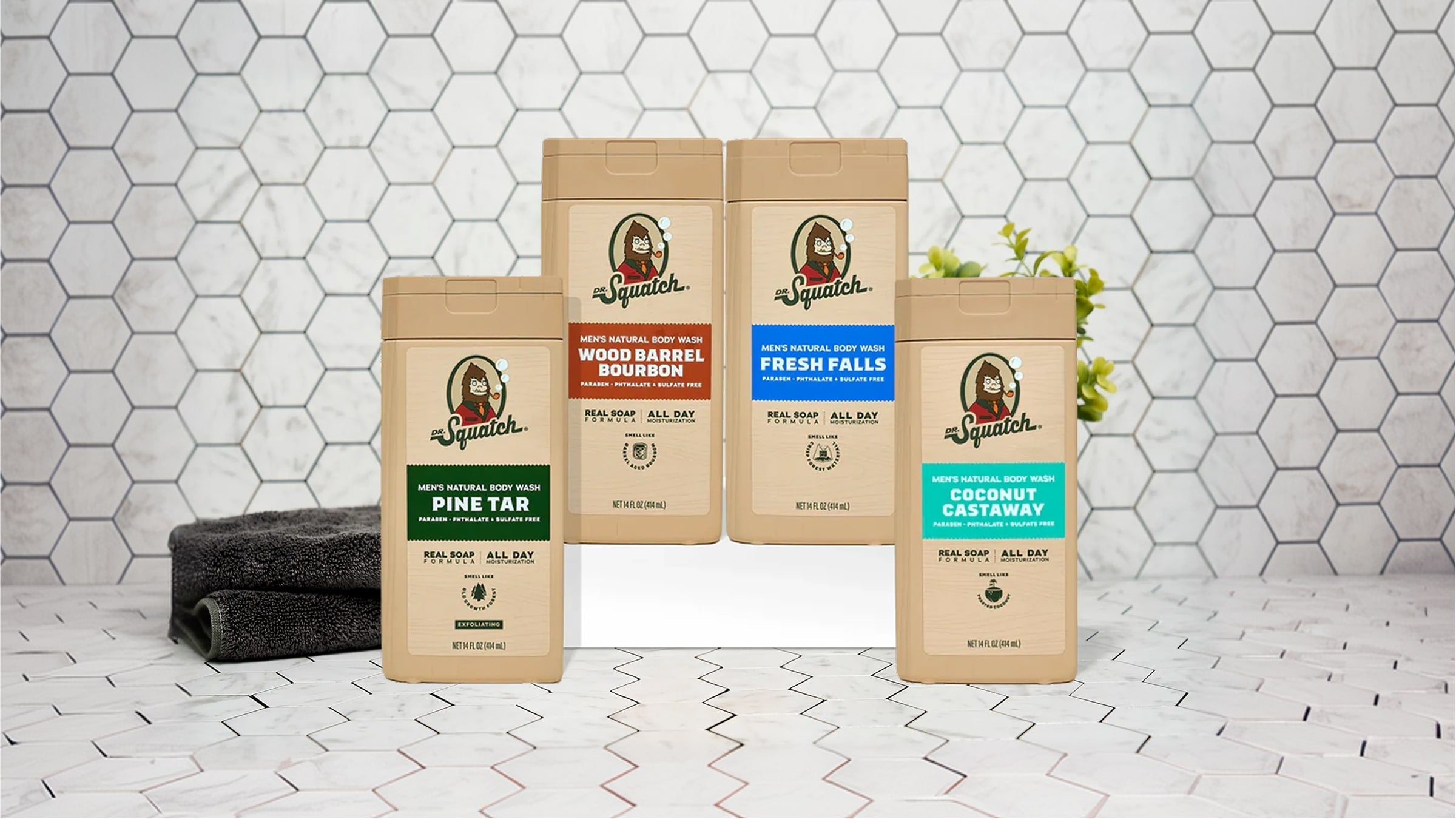Body Wash 4-Pack - The Bar Means Business