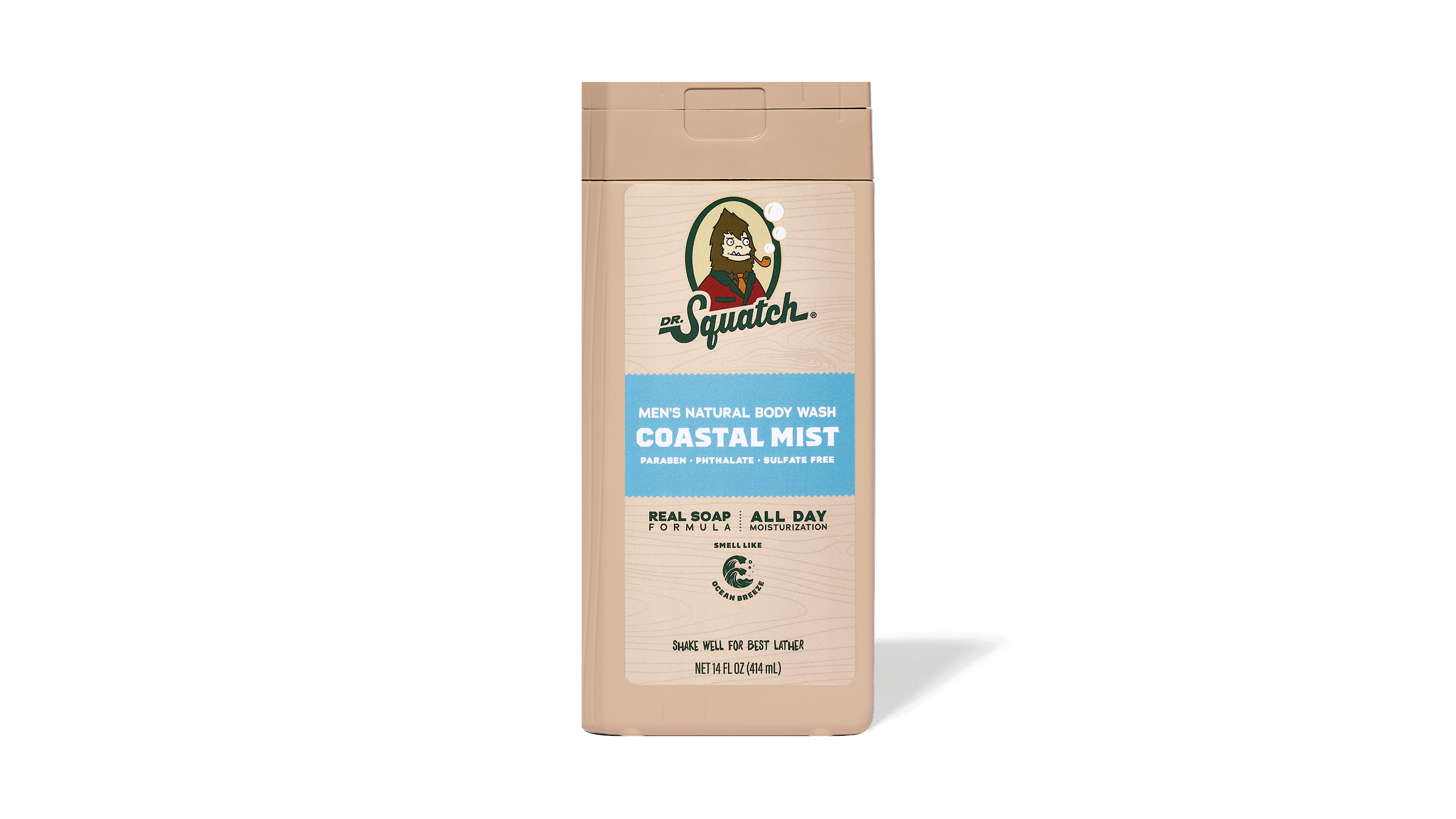 14 oz Coastal Mist Body Wash - Get Clean Without the Fuss