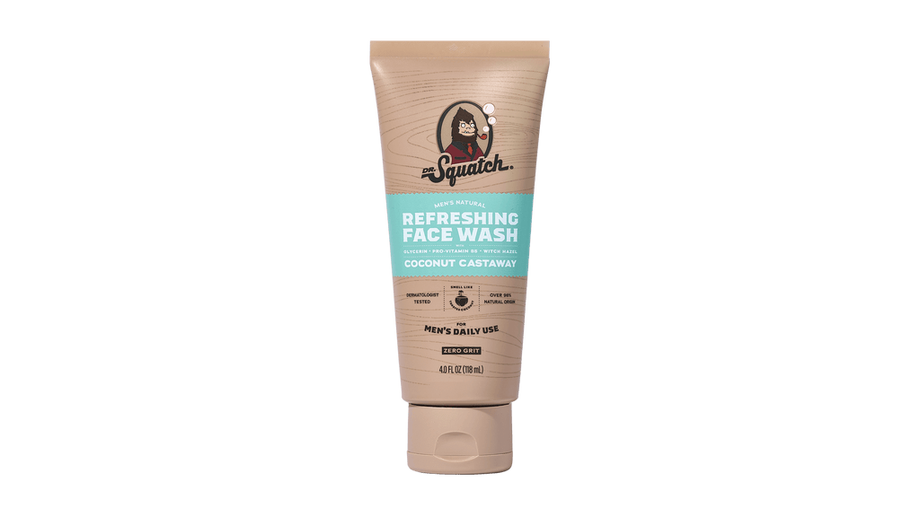 Coconut Castaway Refreshing Face Wash - Bold Clean for Busy Days