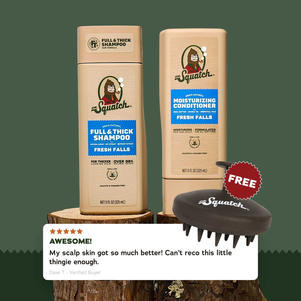 Hair Care Kit + FREE Scalp Scrubber - Clean Enough to Notice