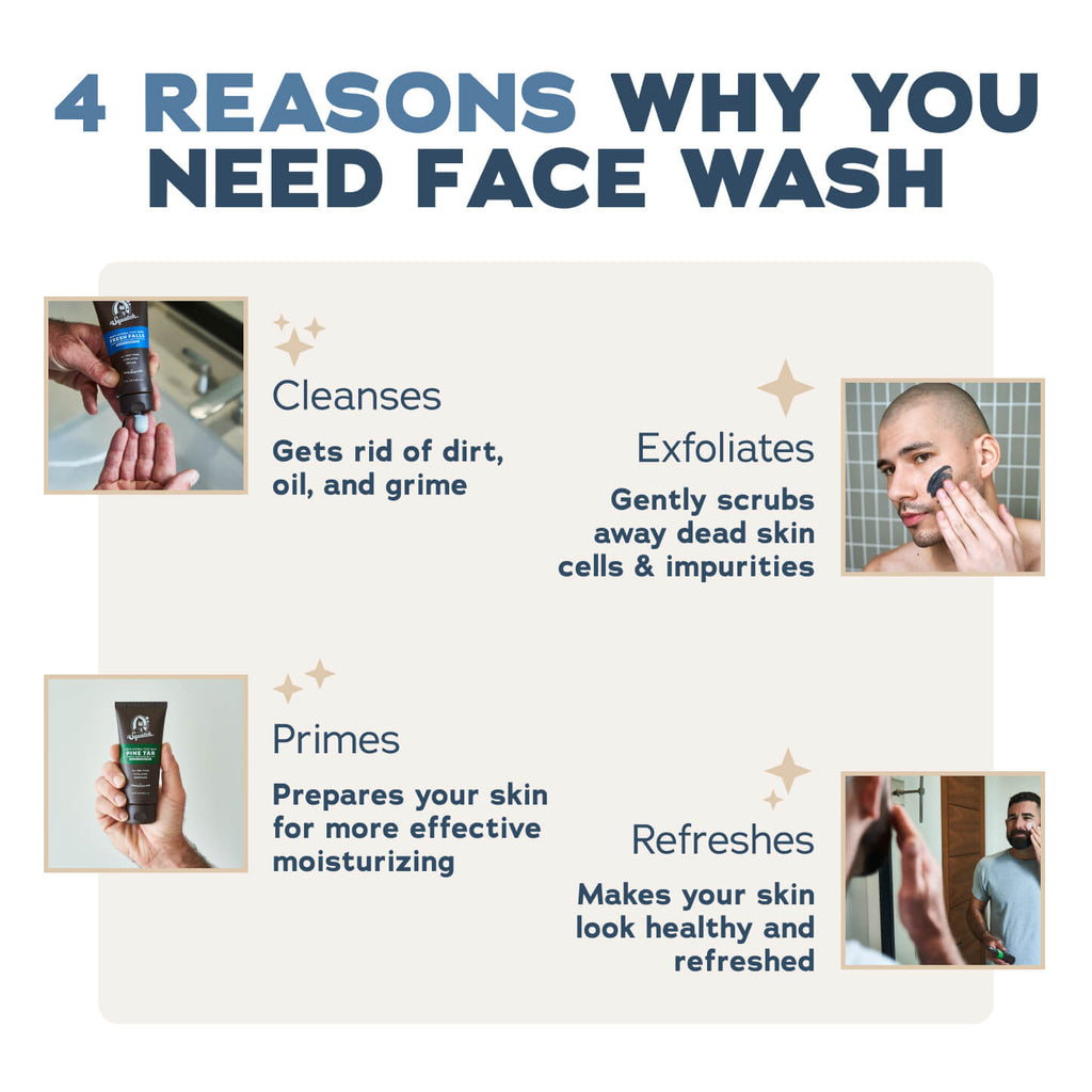 Pine Tar Face Wash - Freshen Up Your Day
