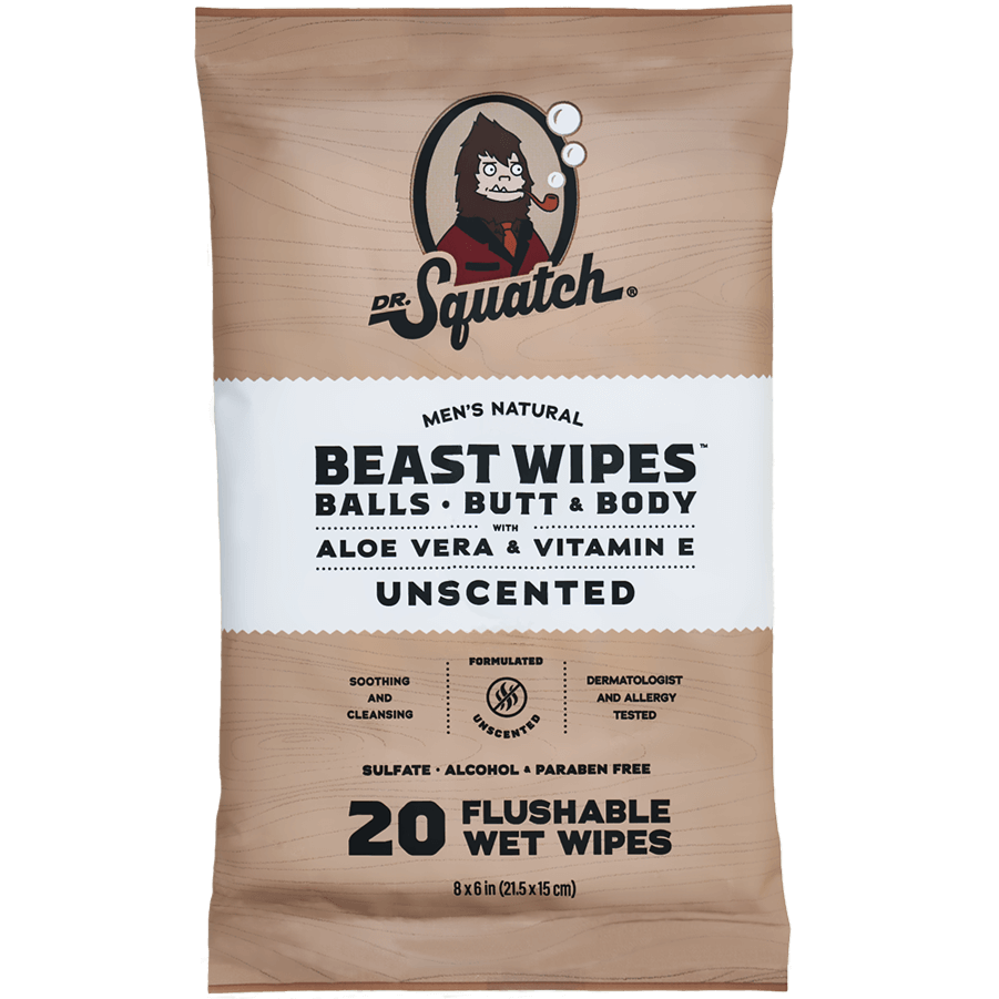 Beast Wipes Subscription - 1 Package - Fresh Scent for Real Life