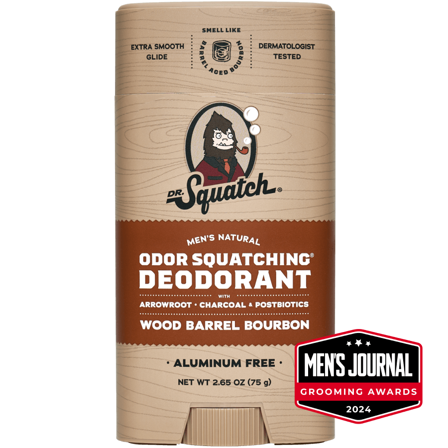 Essentials: Wood Barrel Bourbon Deodorant - Better Scents Better Showers