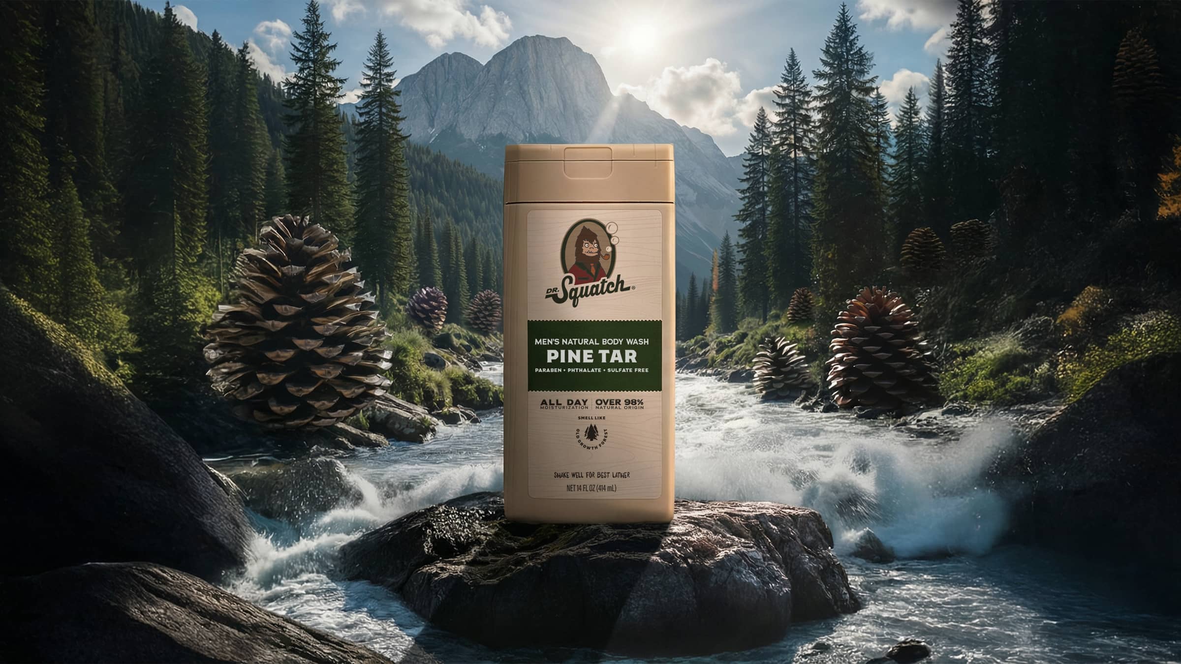 14 oz Pine Tar Body Wash - Make Your Routine Fresher