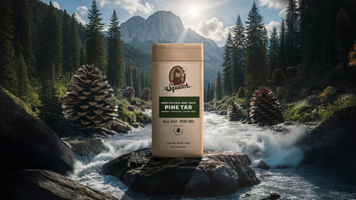 14 oz Pine Tar Exfoliating Body Wash - Hardworking Soap for Men