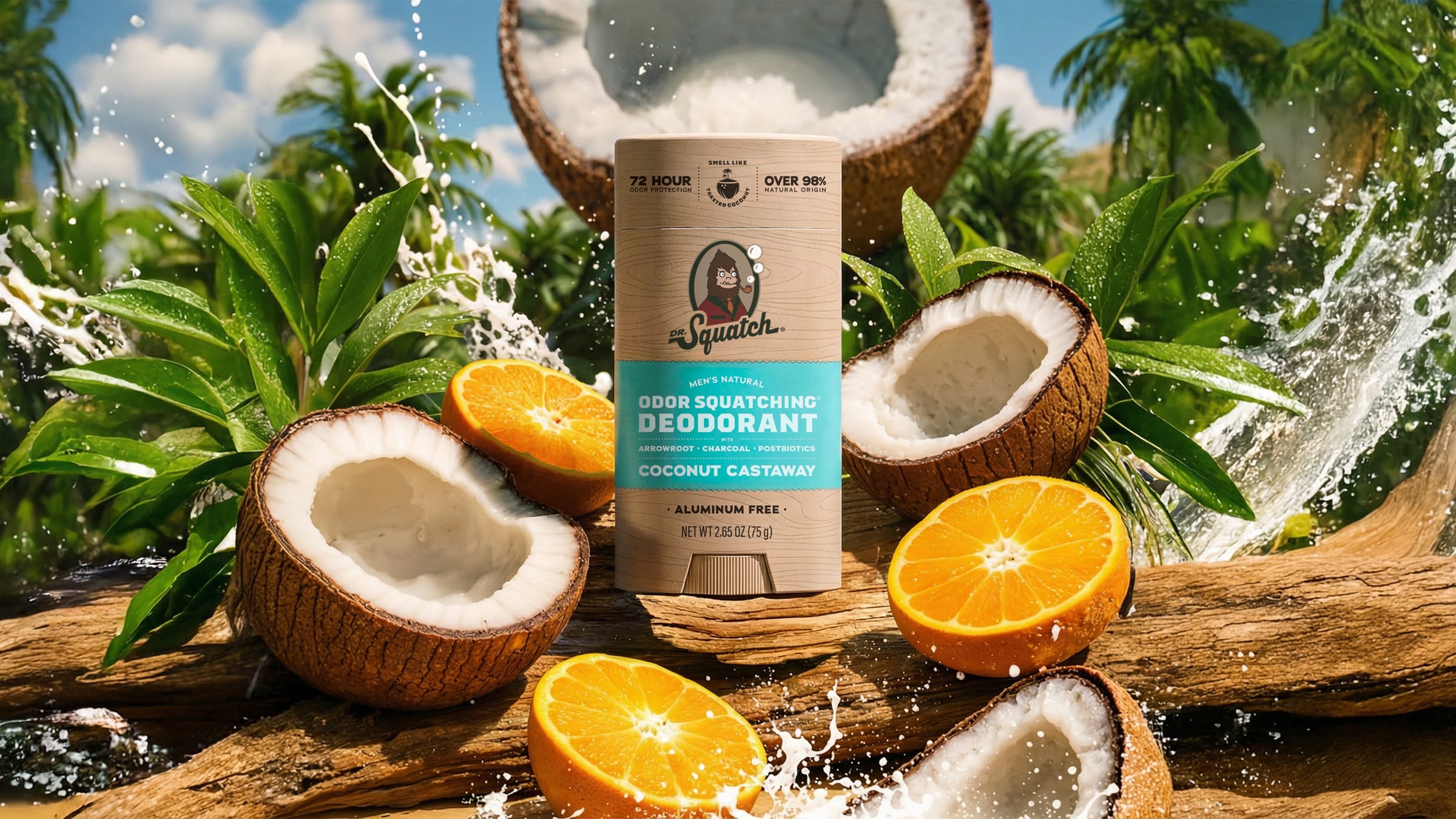 Coconut Castaway Deodorant - Step Into Better Freshness