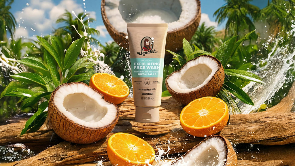 Coconut Castaway Refreshing Face Wash - Bold Clean for Busy Days