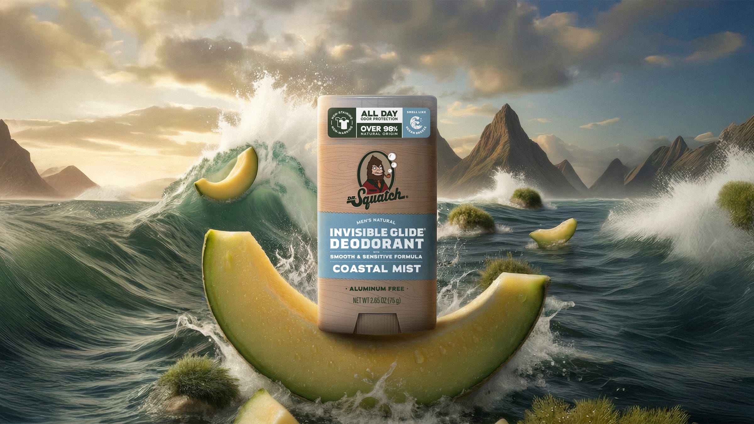 Coastal Mist Invisible Glide Deodorant - Fresh Vibes Start Here