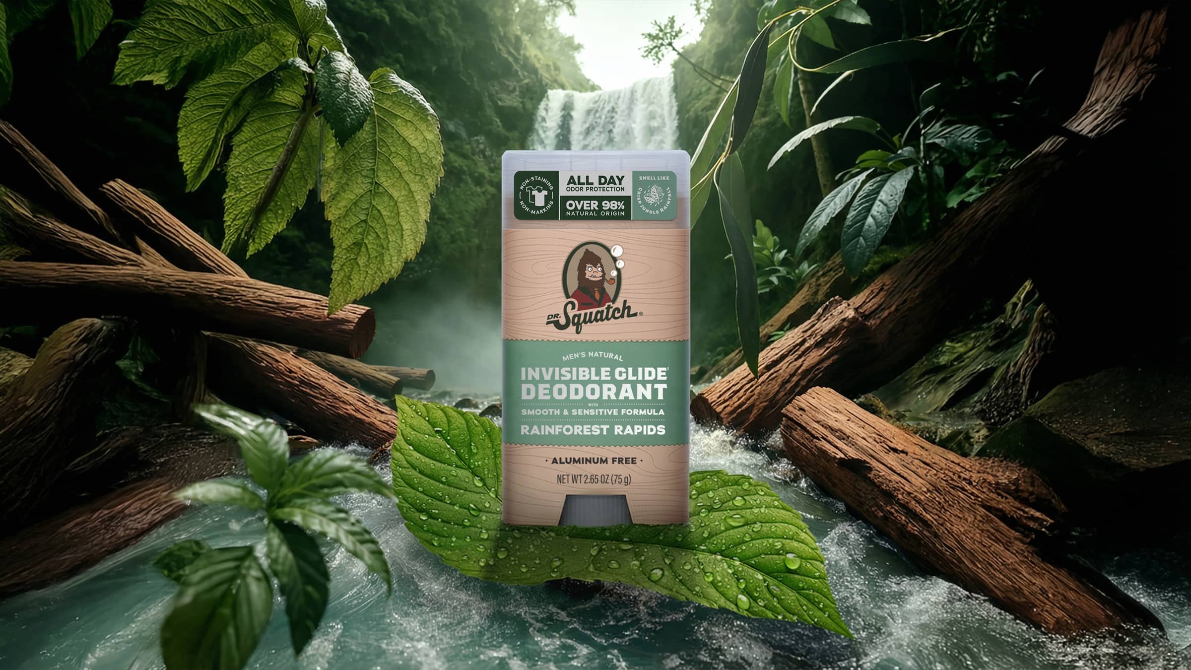 Rainforest Rapids Invisible Glide Deodorant - Clean Up With Style