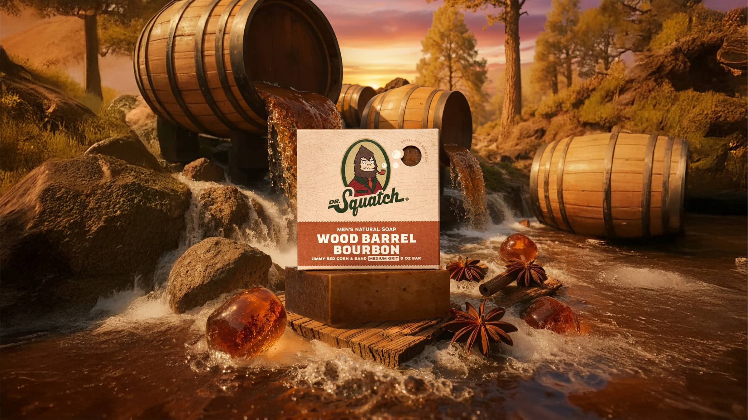 Wood Barrel Bourbon - Clean Feels Like Confidence