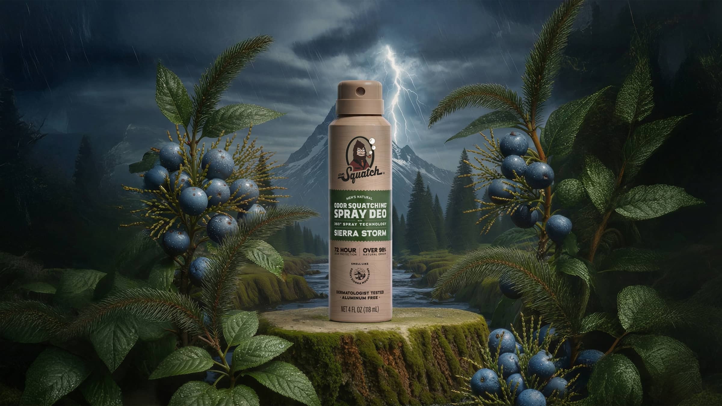 Sierra Storm Spray Deodorant - Your Go To Fresh Bar