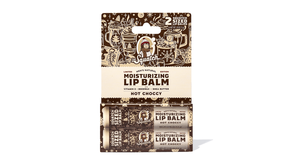 Hot Choccy Lip Balm 2-Pack - Shower Gear That Delivers