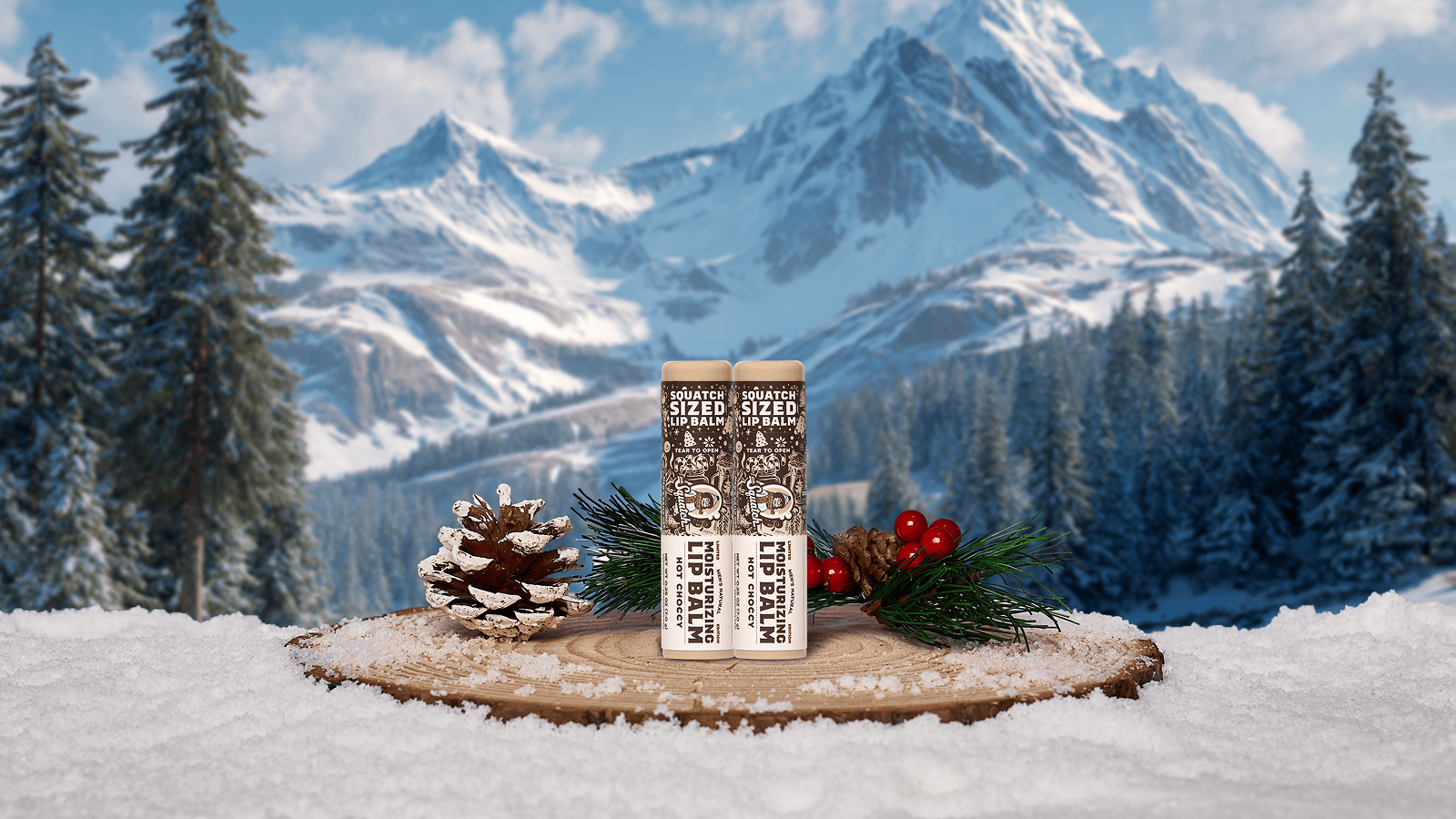 Hot Choccy Lip Balm 2-Pack - Shower Gear That Delivers