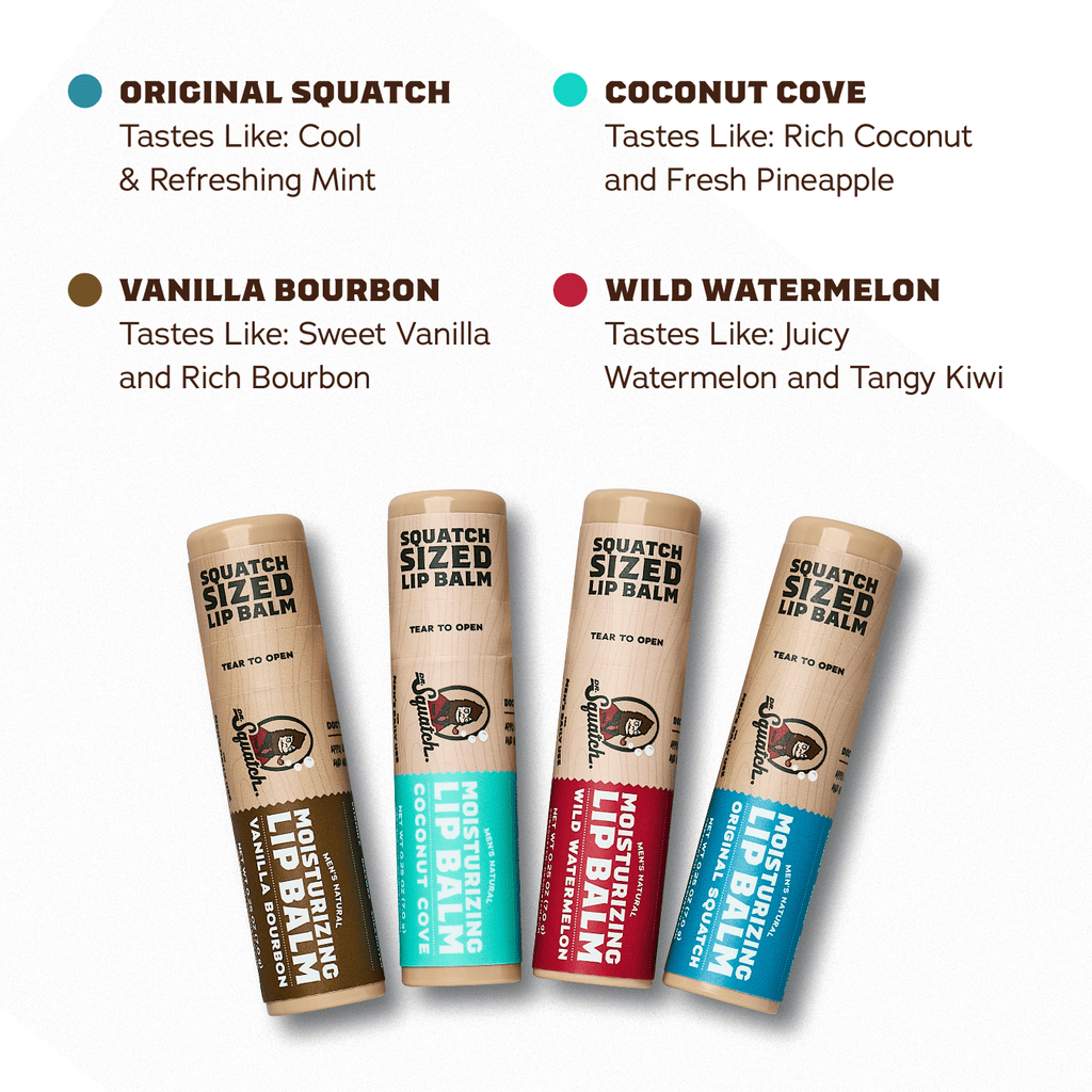 Lip Balm 4-Pack - Freshness in Every Bar