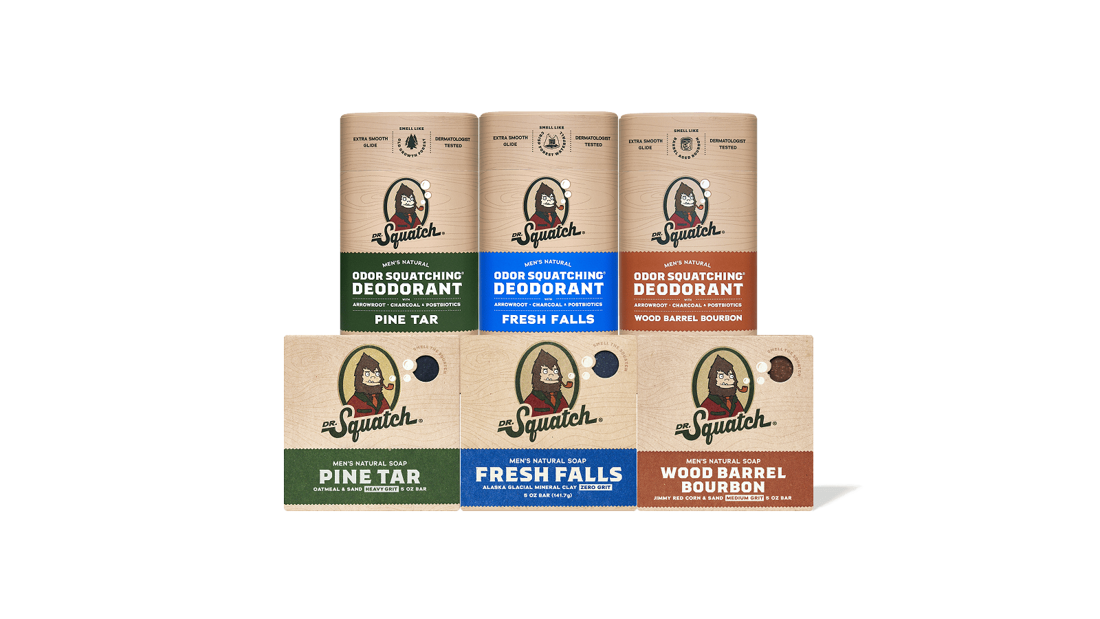Deodorant & Soap Set - Clean Scents for Men