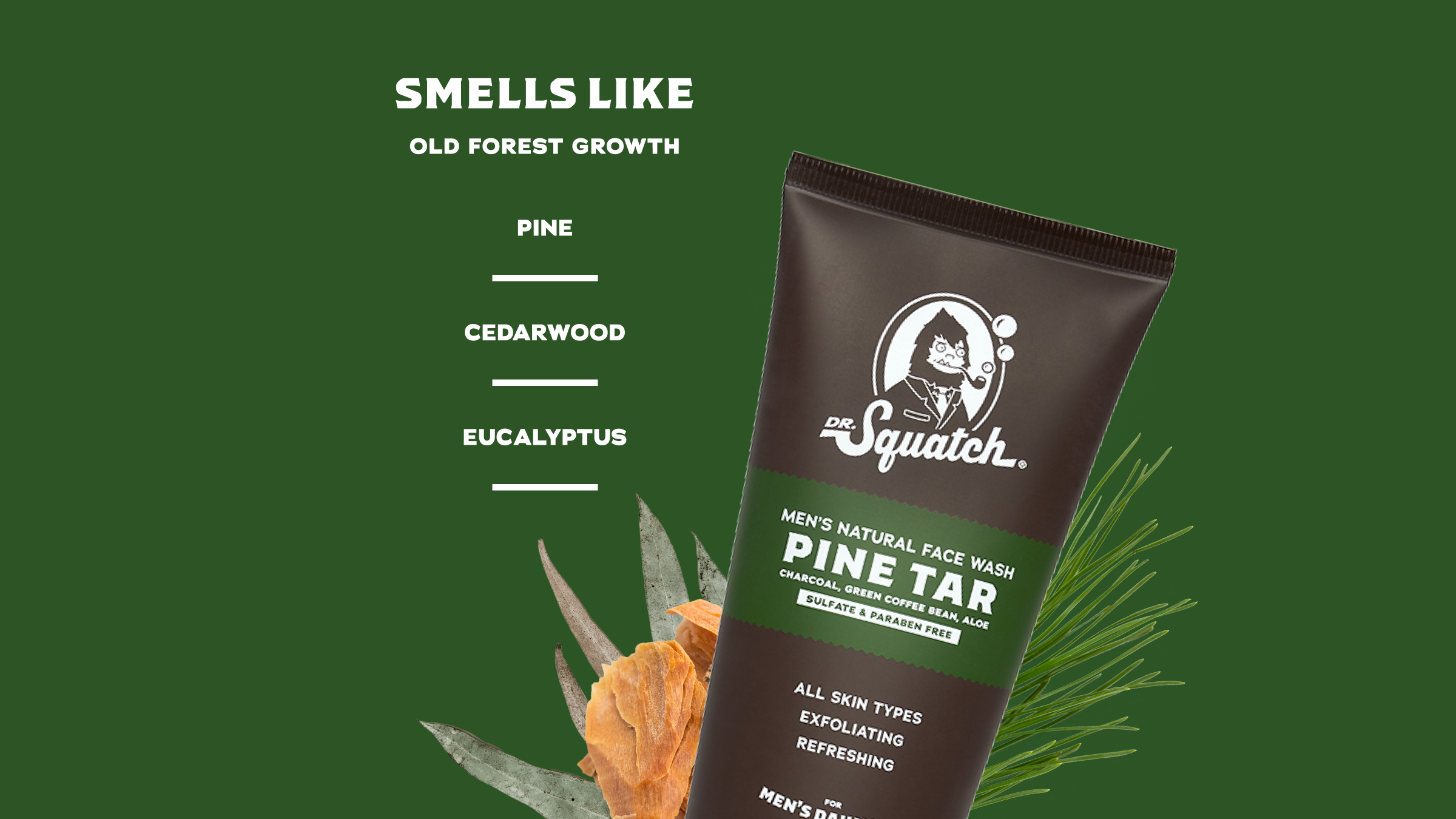 Pine Tar Face Wash - Freshen Up Your Day