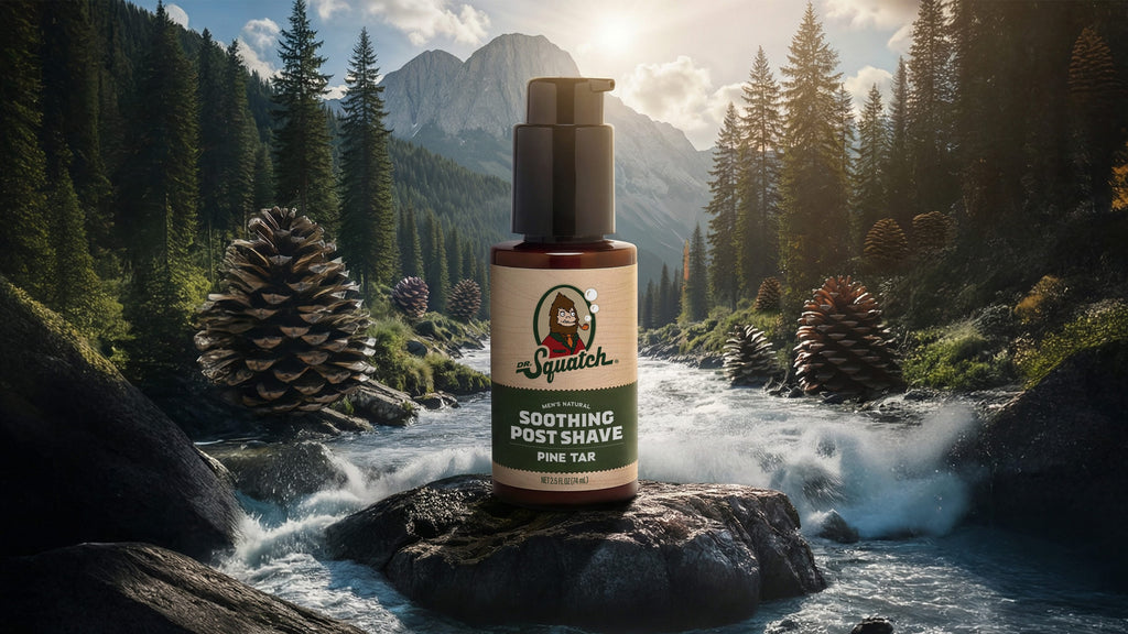 Soothing Post Shave Pine Tar - Shower Ready in Minutes