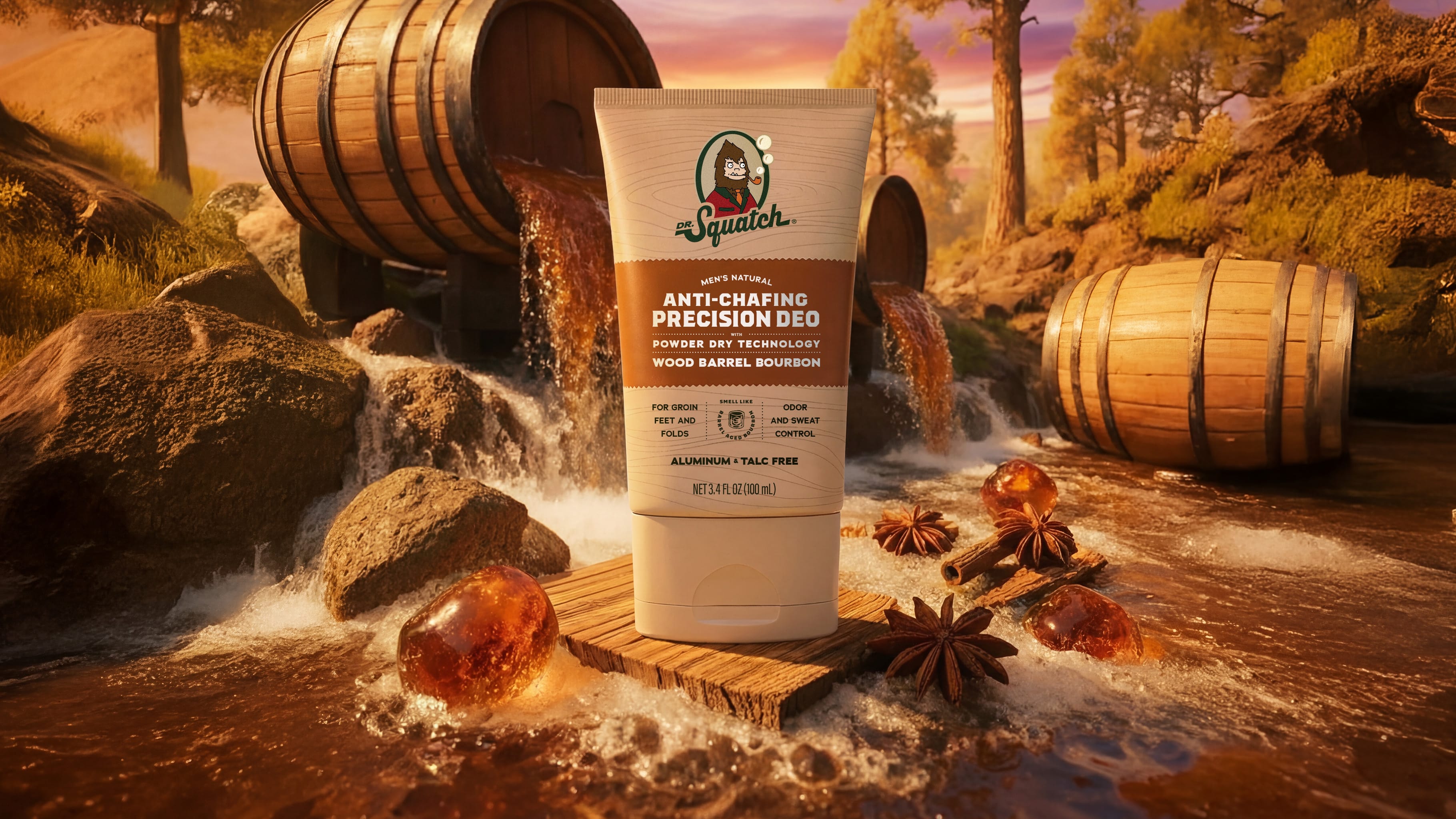 Wood Barrel Bourbon Precision Deo - Find a Better Way to Lather