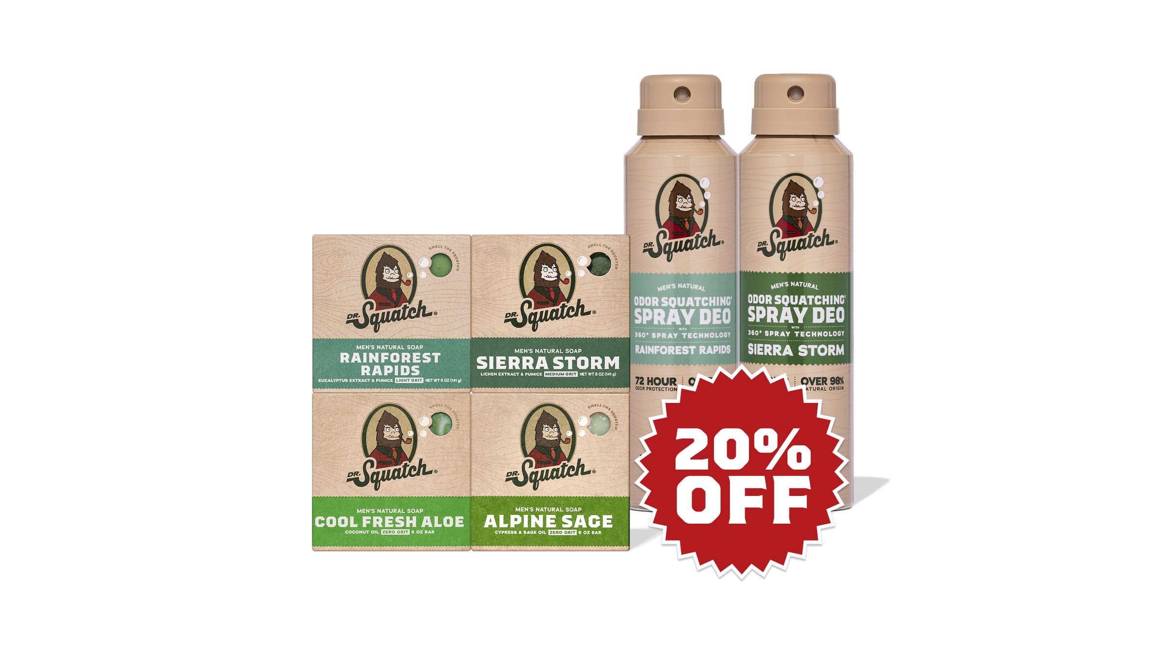 360° Spray Set - Clean Up Your Routine