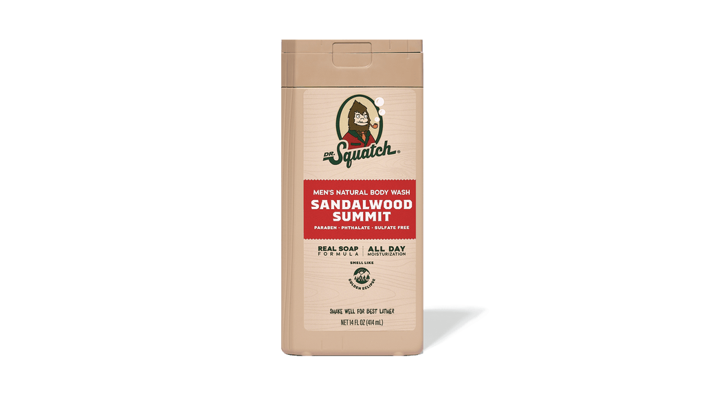 14 oz Sandalwood Summit Body Wash - Start Fresh With a Bold Bar