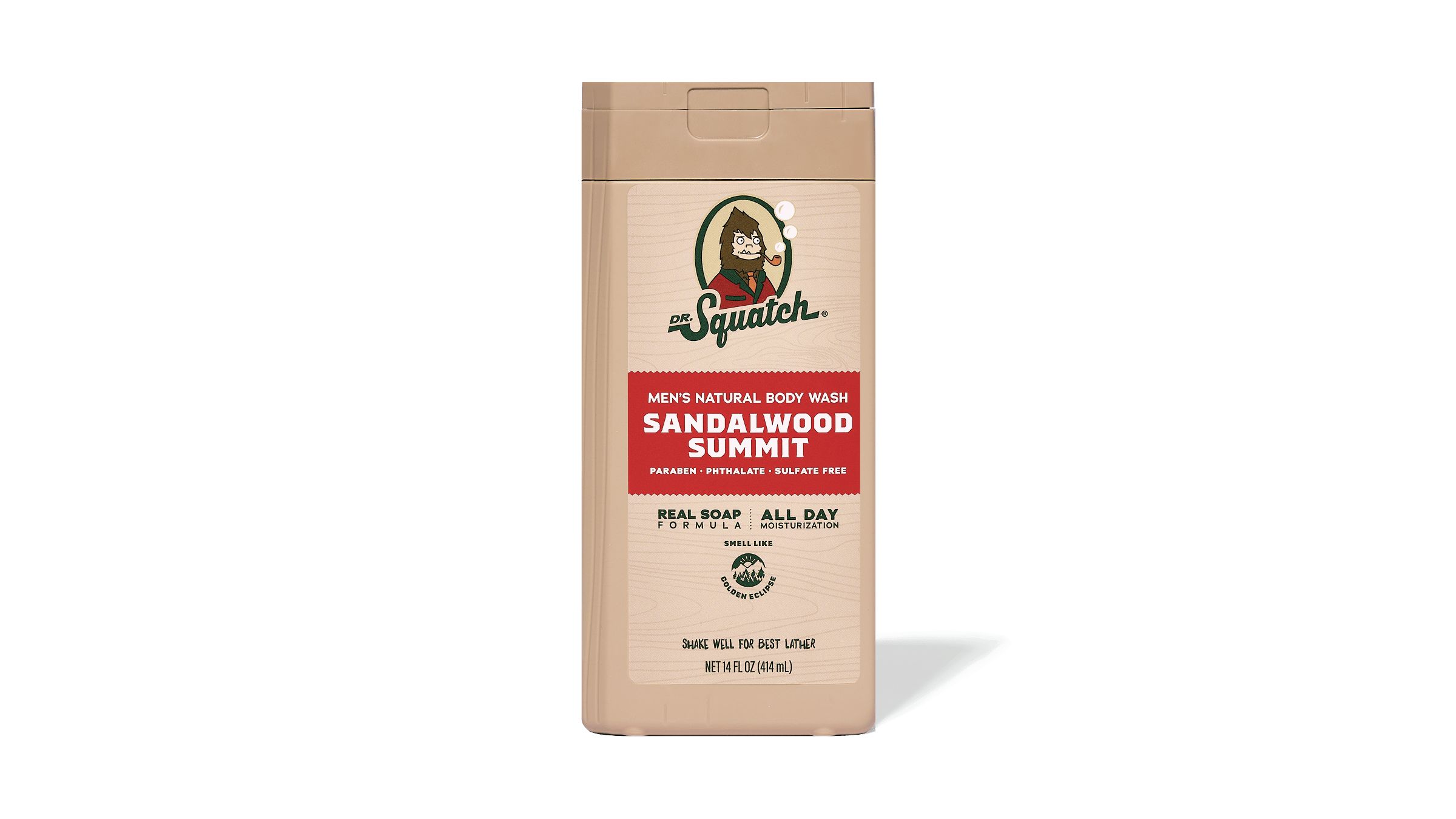 14 oz Sandalwood Summit Body Wash - Start Fresh With a Bold Bar
