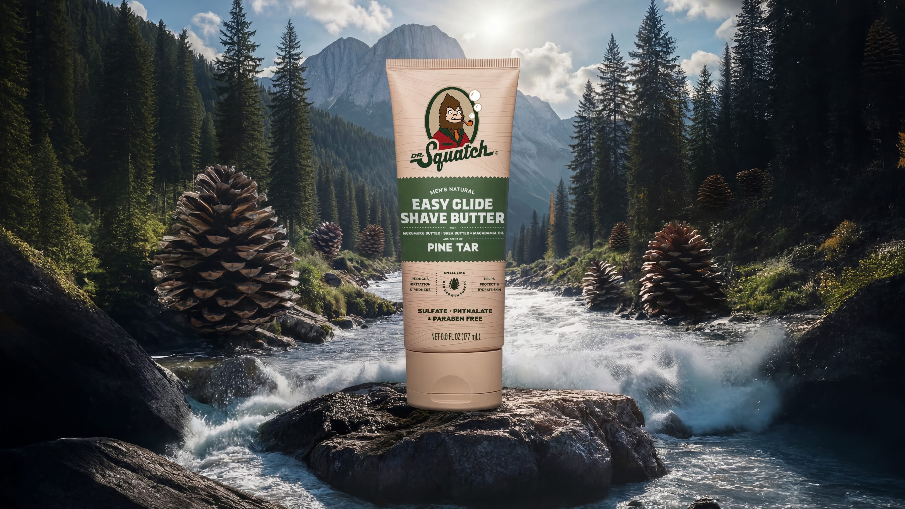 Easy Glide Shave Butter Pine Tar - Give Your Shower Swagger