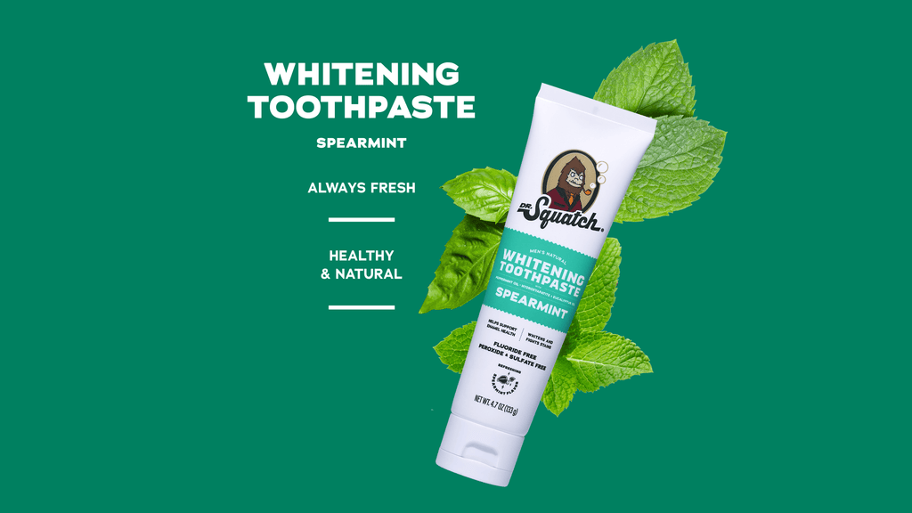 Spearmint Whitening Toothpaste - Wash Away the Funk