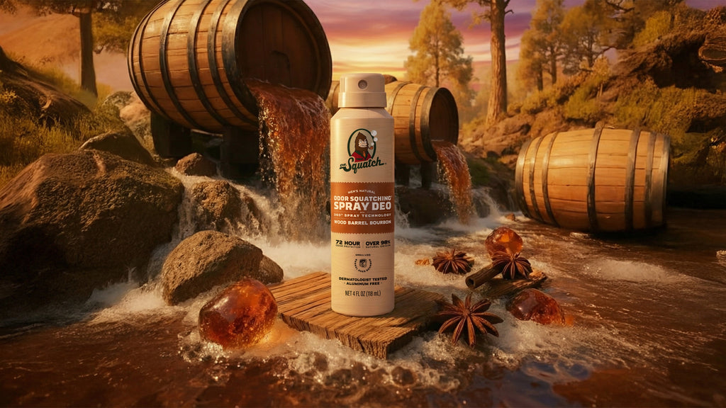 Wood Barrel Bourbon Spray Deodorant - Better Lather Better Shower