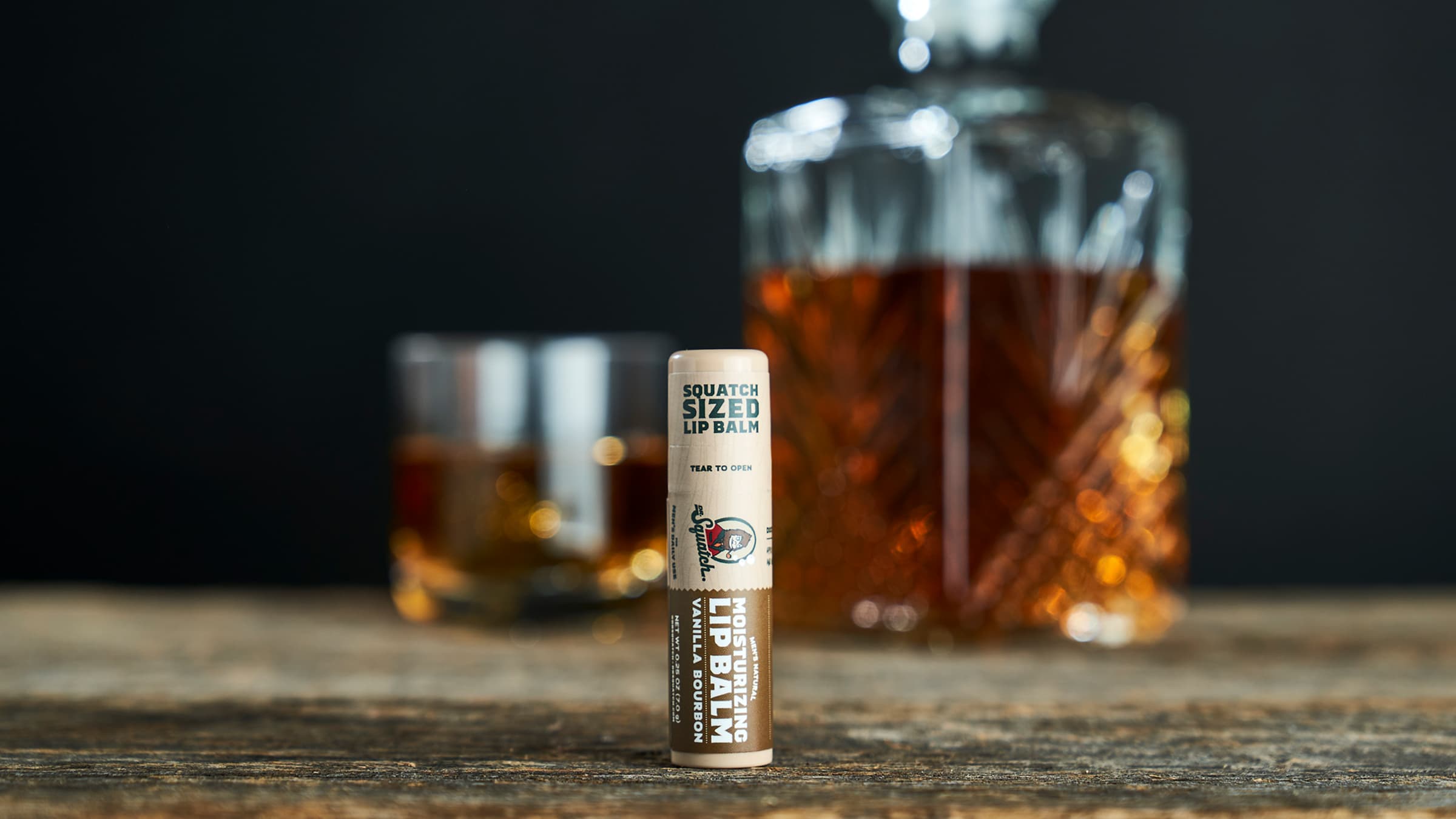 Vanilla Bourbon Lip Balm - Clean Up and Feel Ready