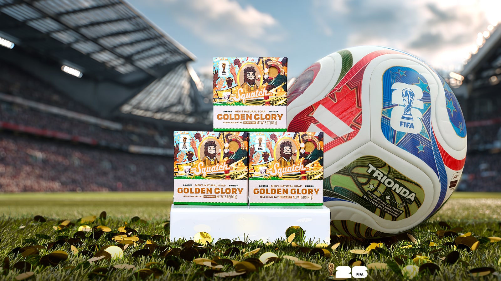 Golden Glory Hat-Trick Pack - Shower Fuel for Men