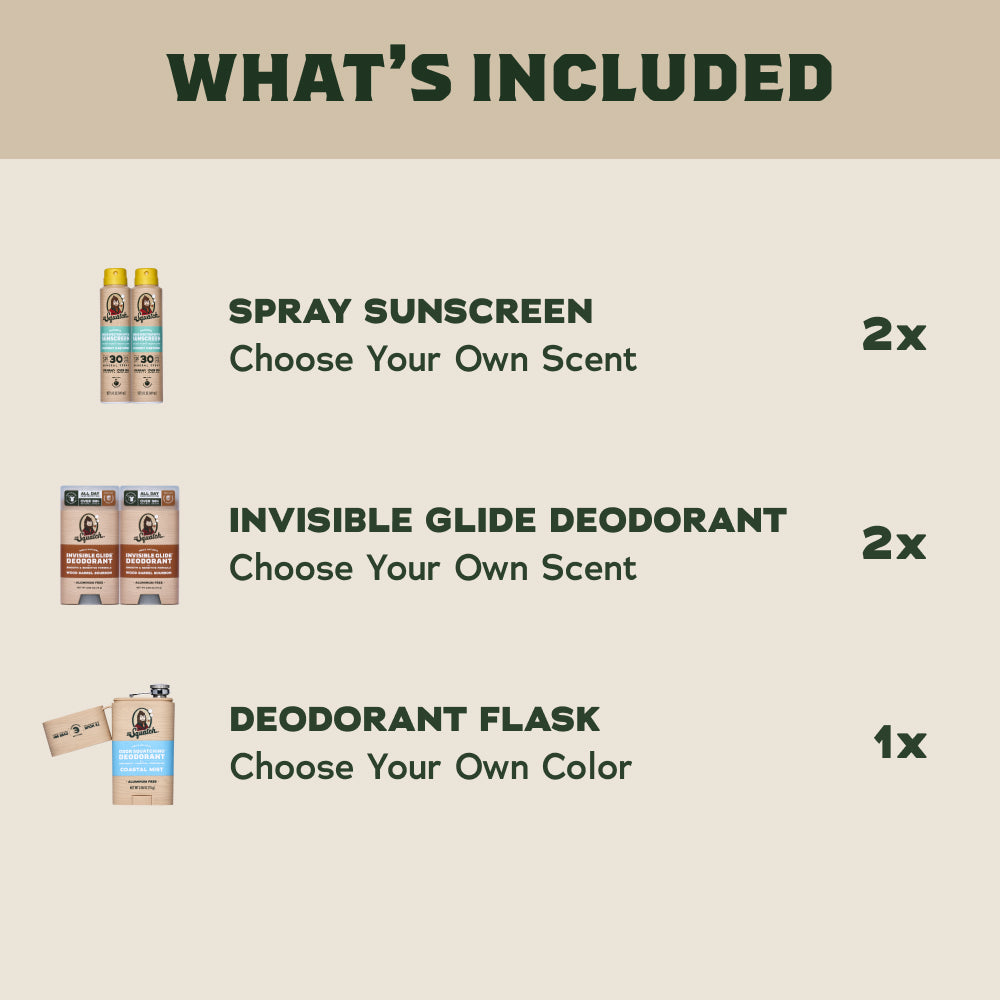 Festival Set + FREE Deo Flask - Clean Feels Better