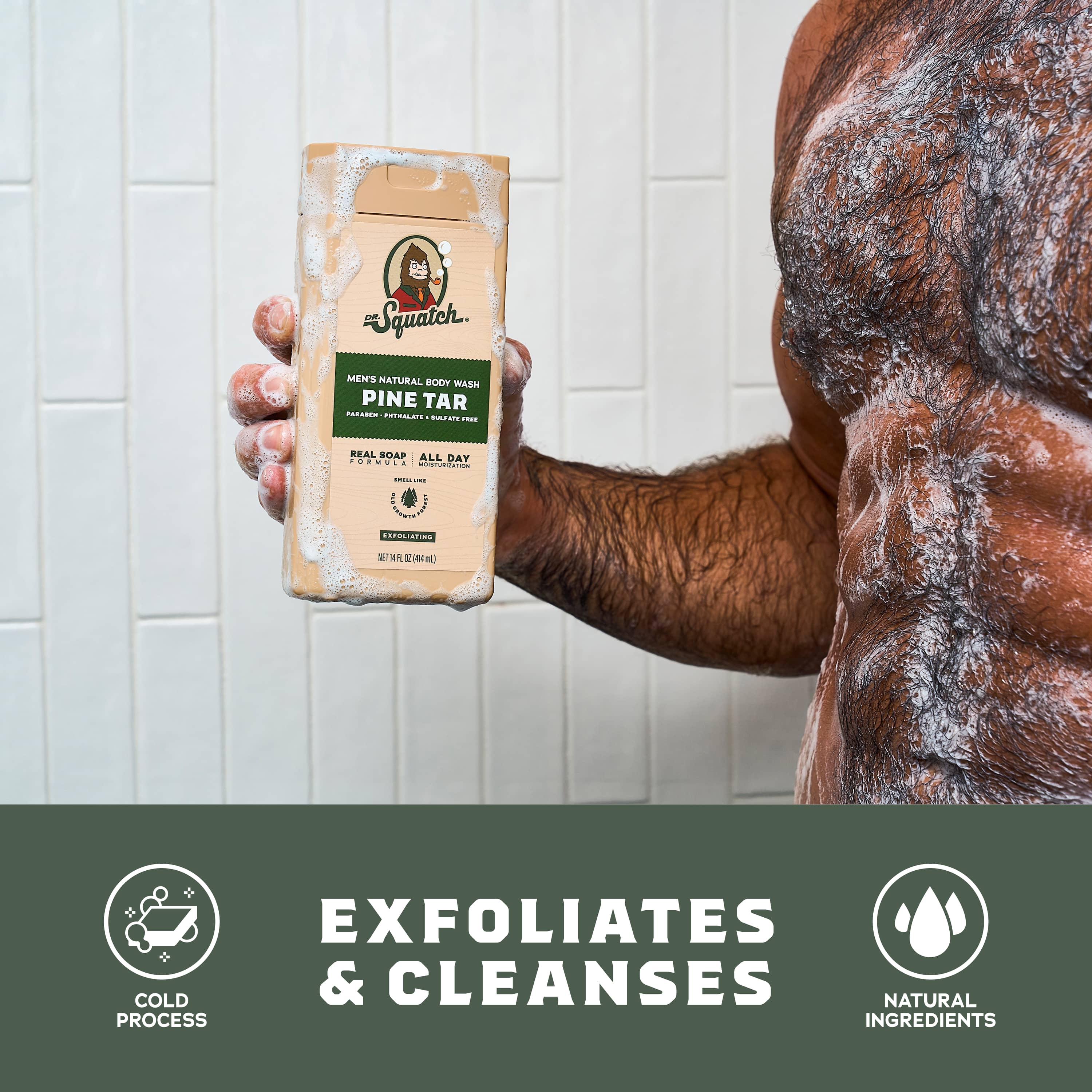 14 oz Body Wash Subscription - 4 Bottles - Go From Dirty to Fresh