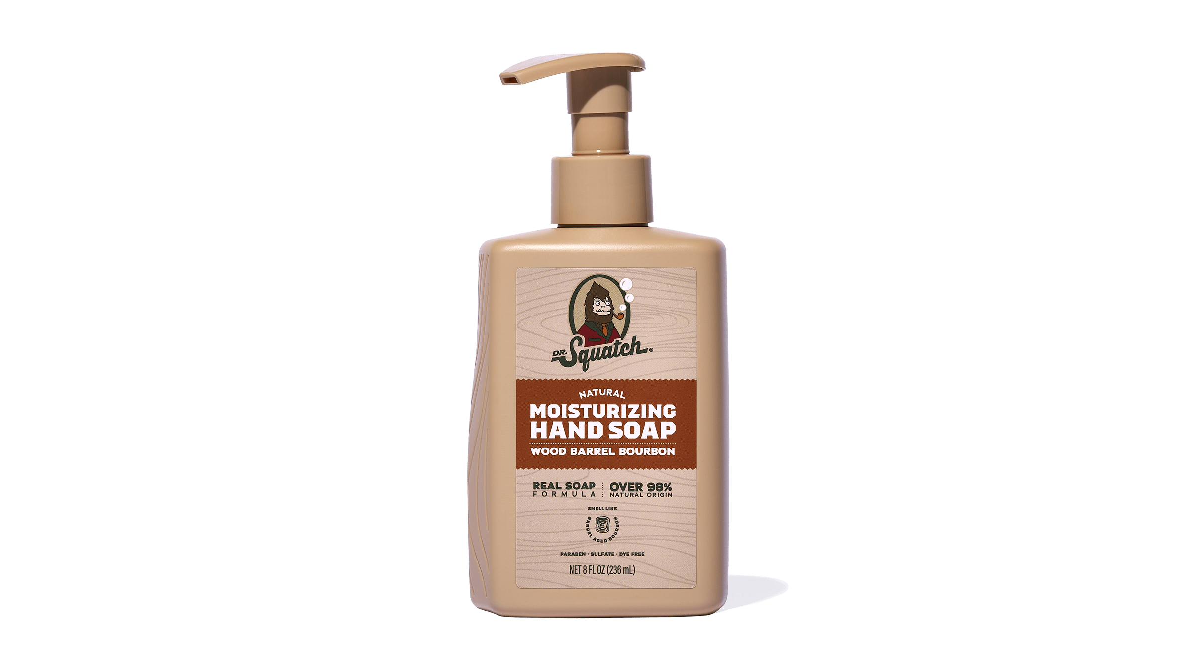 Wood Barrel Bourbon Hand Soap - Your New Shower Staple